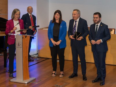 El professor de l’EPSEM Josep Maria Rossell Garriga rep la distinció Jaume Vicens Vives