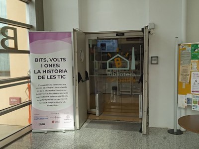 La exposición 'Bits, Voltios y Ondas: La historia de las TIC' en la Biblioteca Cal Gallifa de Sant Joan de Vilatorrada