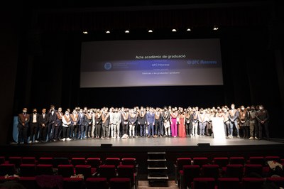 La UPC Manresa celebra el acto de graduación de la promoción 2021 junto con el tejido industrial e institucional de la Catalunya Central